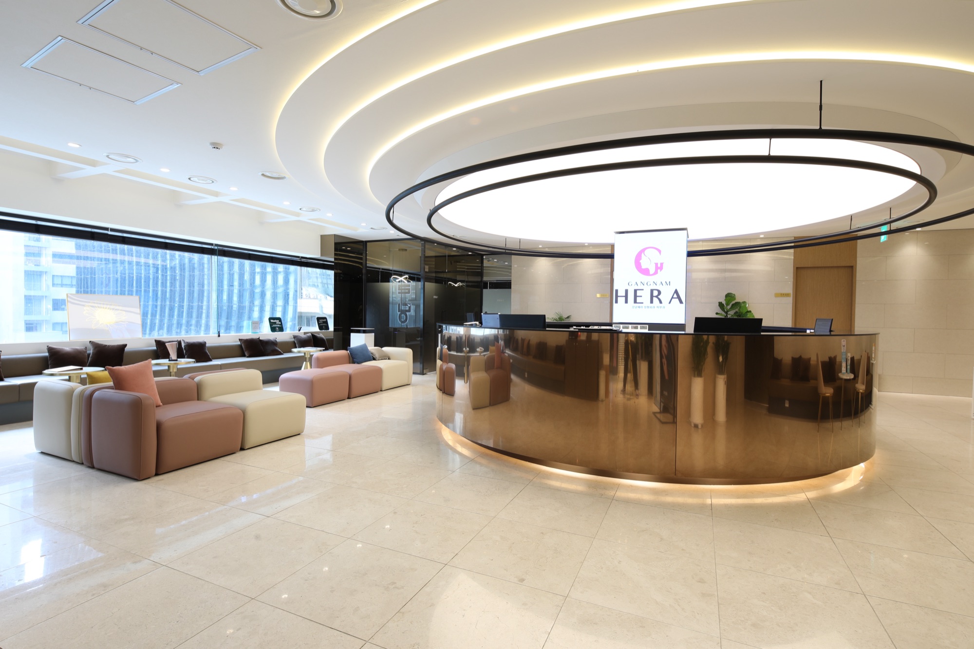 HERA Clinic interior in Gangnam, Seoul