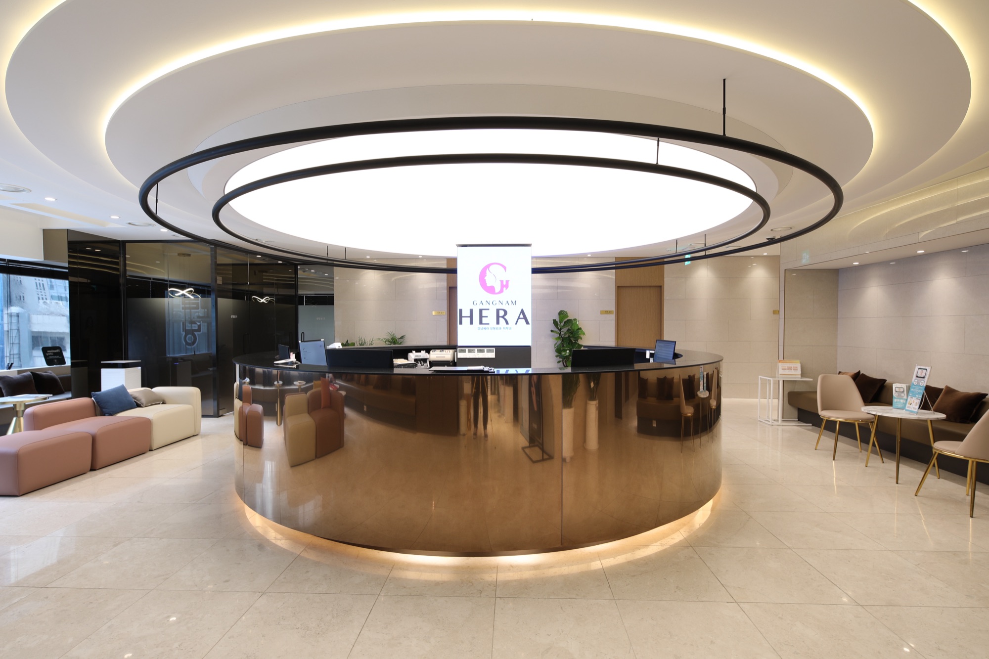 HERA Clinic interior in Gangnam, Seoul